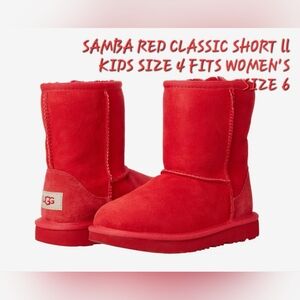 NEW KIDS CLASSIC ll SHORT UGG BOOTS (Size 4 BIG GIRLS)